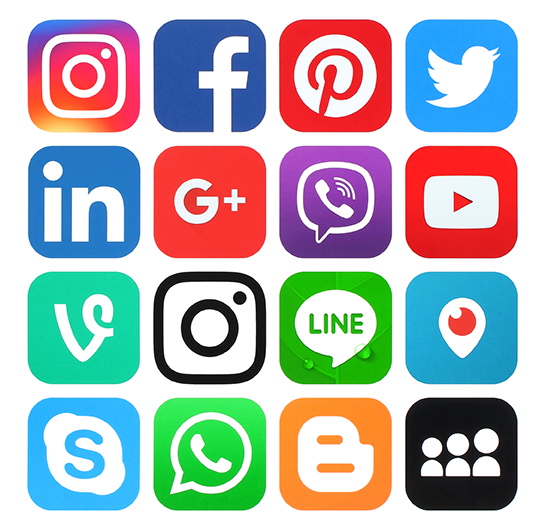 social media contact methods
